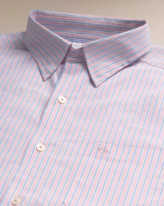 Southern Tide Amelia Island Stripe Charleston Sport Shirt For Men|Sale