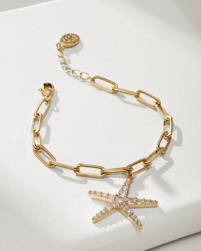 Tommy Bahama | Indigo Bay Starfish Charm Bracelet / Gold