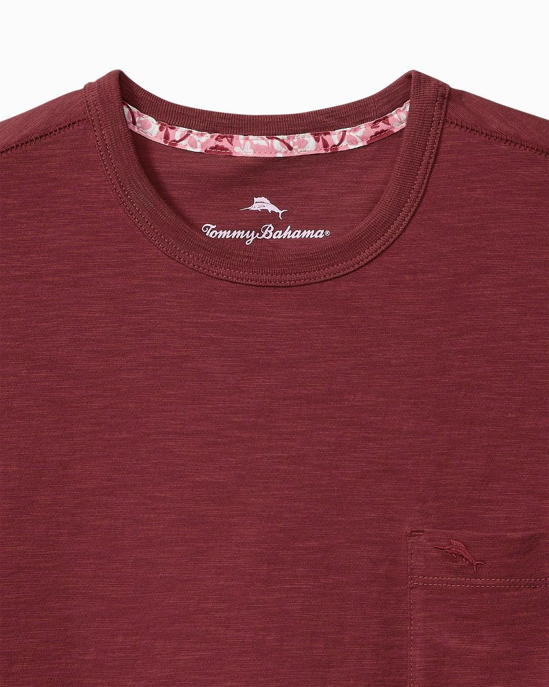 Tommy Bahama | Big & Tall Bali Beach Crew T-Shirt / Cherry Stone