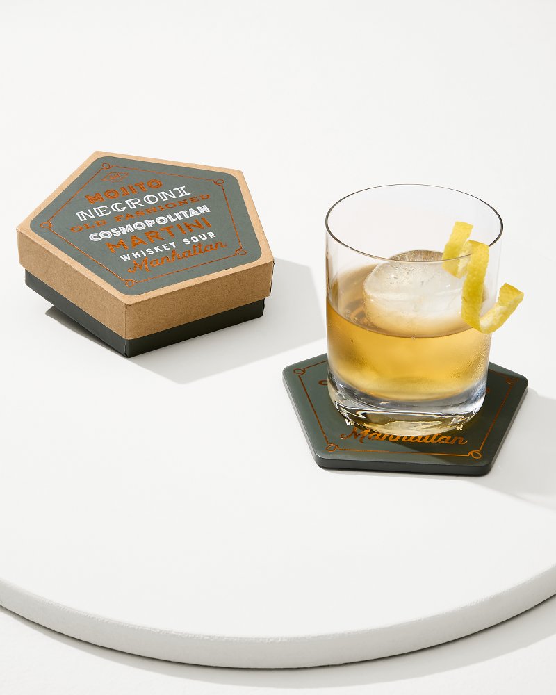 Tommy Bahama | Cocktail Coasters—Set of 4 / Multicolor