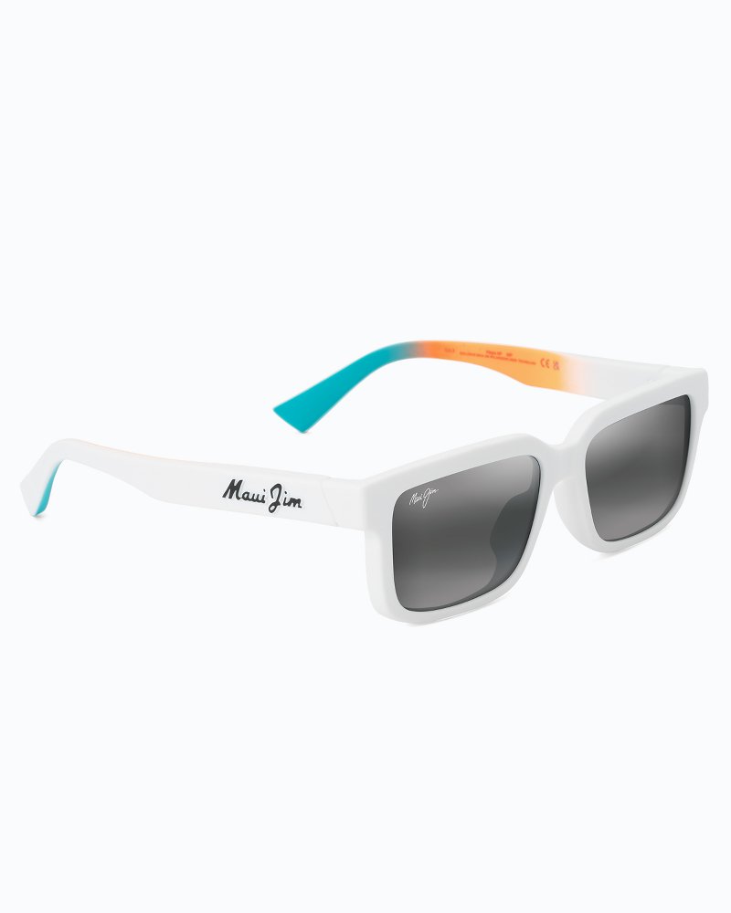 Tommy Bahama | Hiapo Asian Fit Sunglasses by Maui Jim® / White