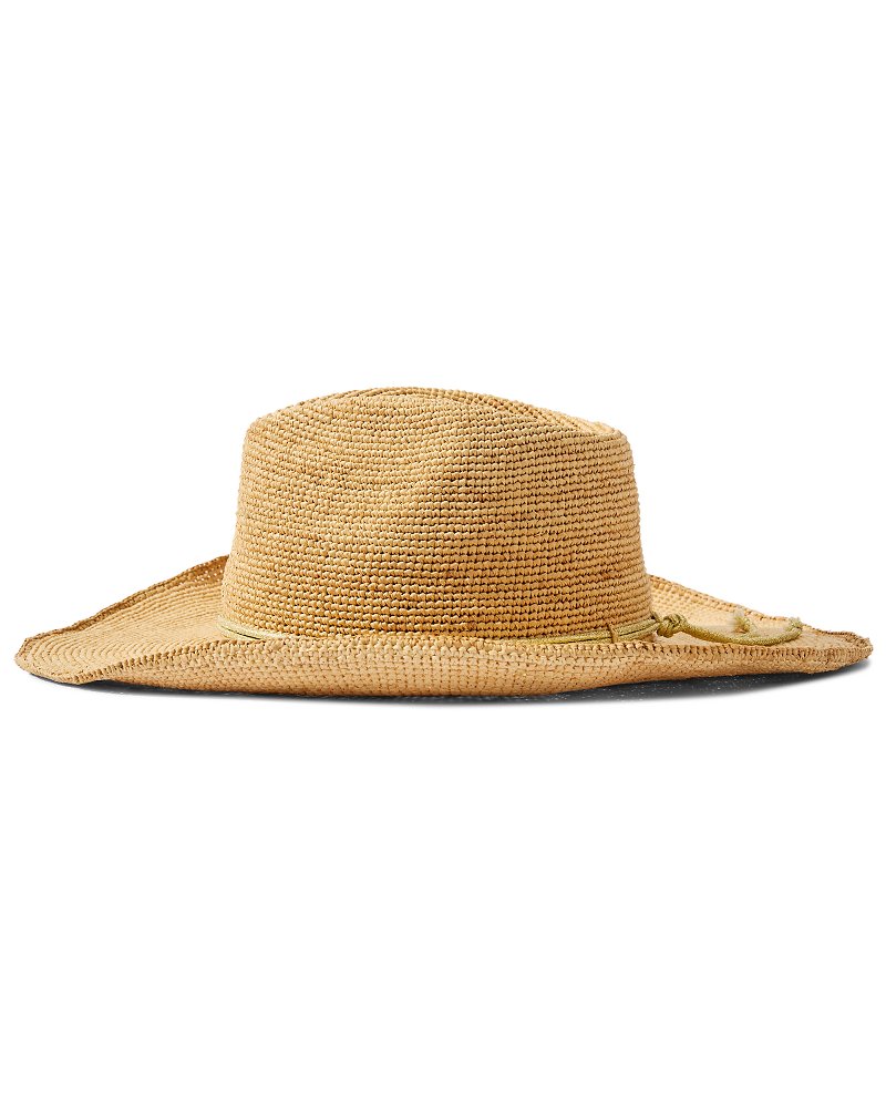 Tommy Bahama | Raffia Crochet Cowboy Hat / Natural/Gold