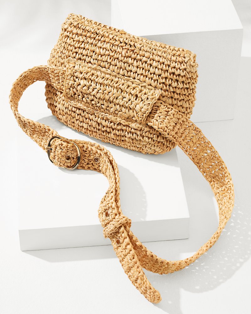 Tommy Bahama | 5-in-1 Raffia Belt Bag / Natural