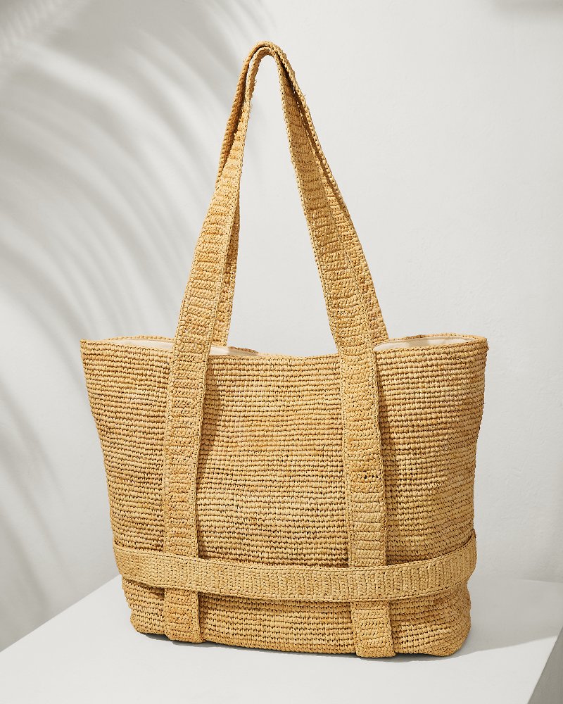 Tommy Bahama | Raffia Traveler Tote / Natural