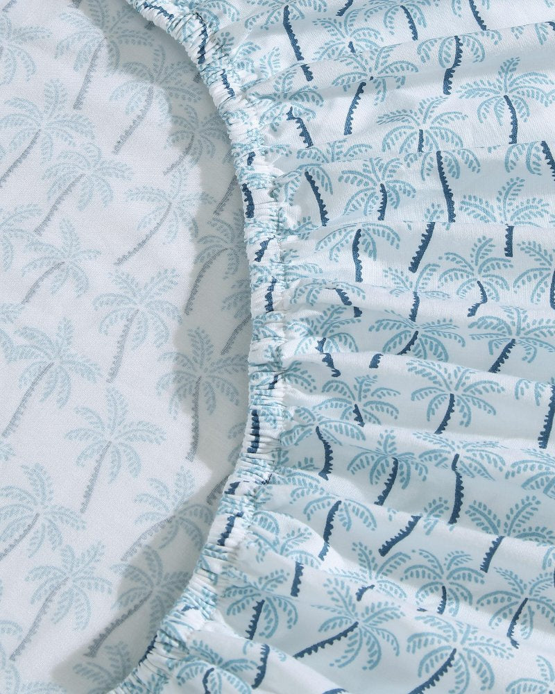 Tommy Bahama | Palmtastic 4-Piece Queen Sheet Set / Blue