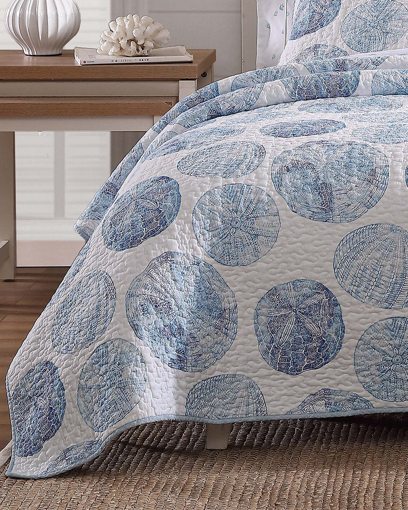 Tommy Bahama | Ocean Isle 2-Piece Twin Quilt Set / Blue