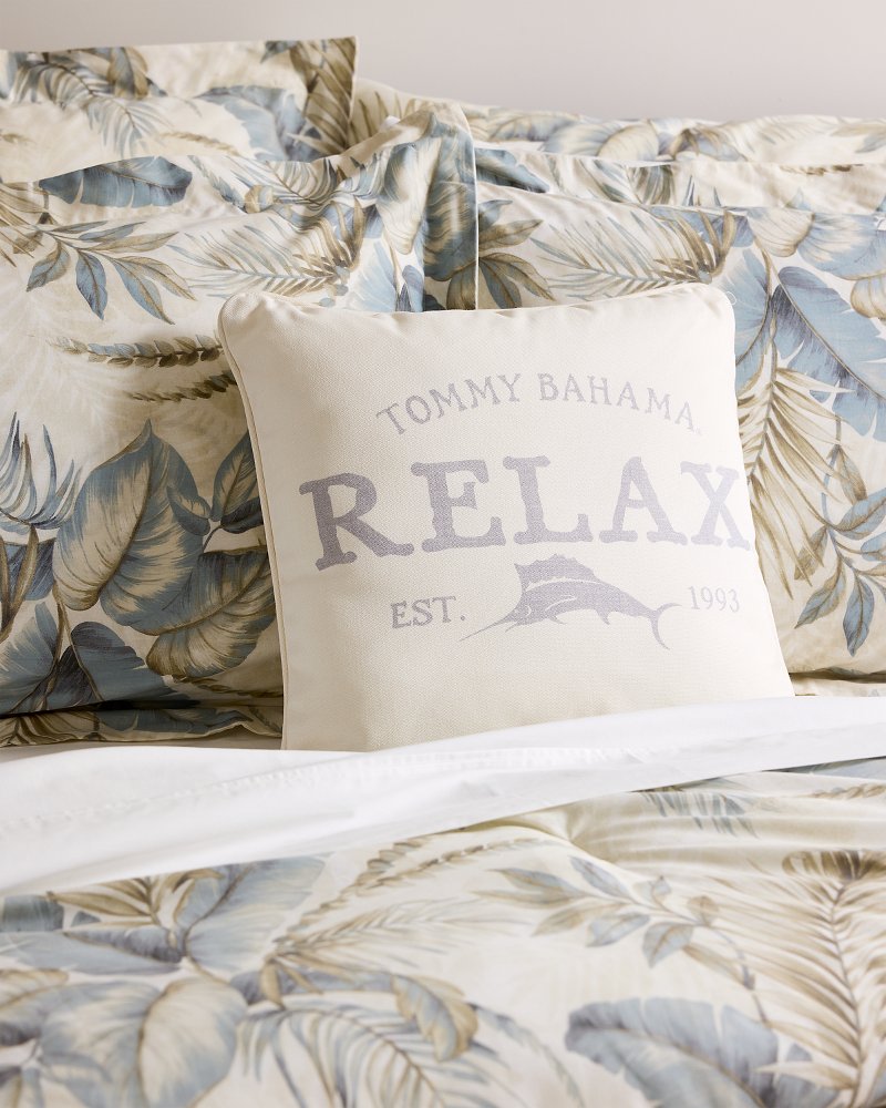 Tommy Bahama | Relax Decorative Pillow / Grey