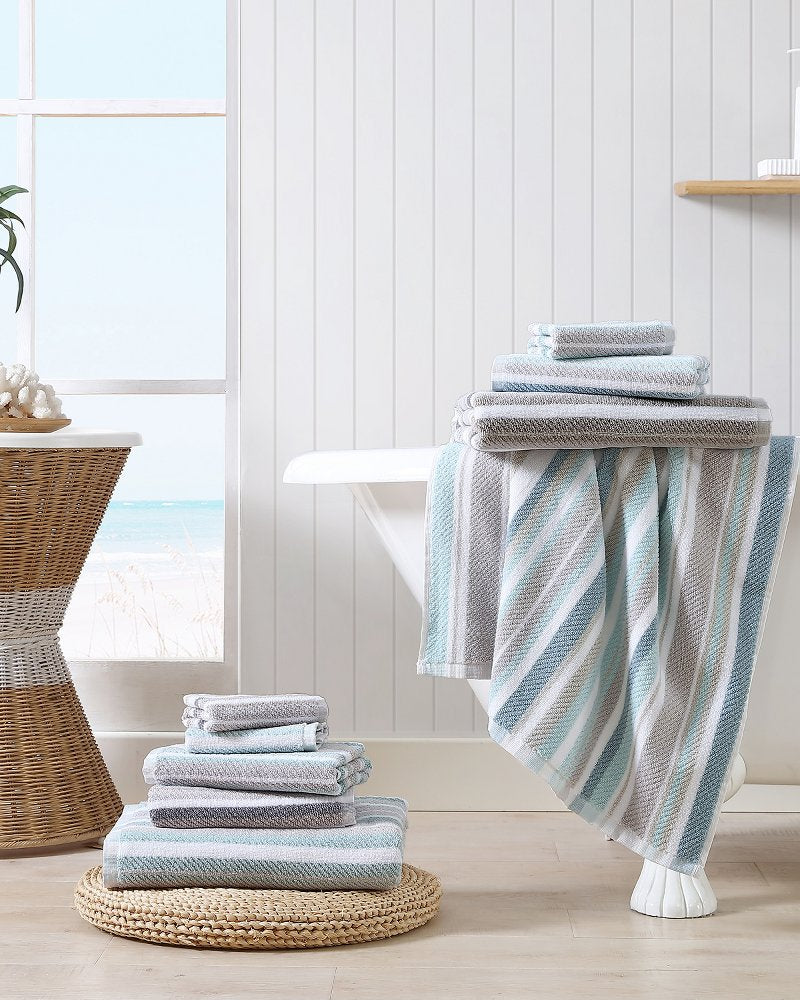 Tommy Bahama | Ocean Bay 3-Piece Towel Set / Blue/Grey