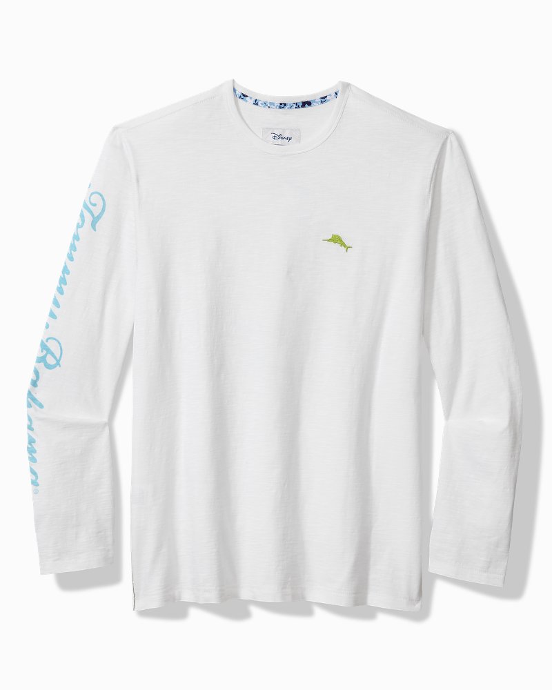 Tommy Bahama | Disney Postcard to Paradise Long-Sleeve Lux T-Shirt / White
