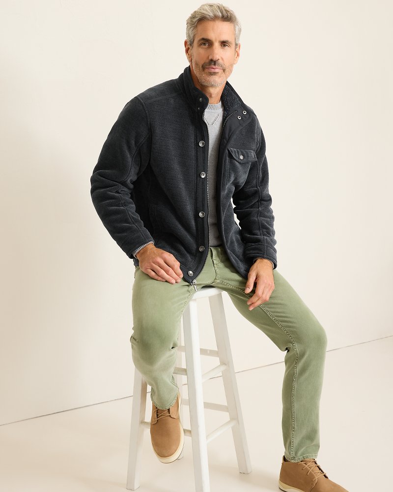 Tommy Bahama | Sumner Fleece Shirt Jacket / Navy