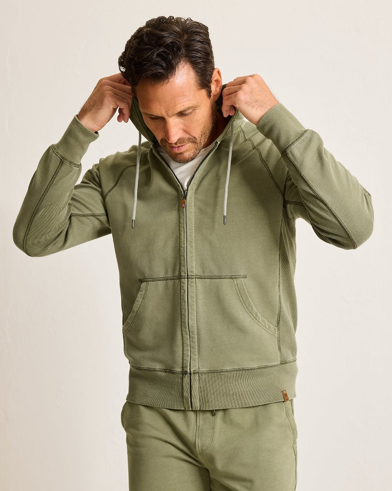 Tommy Bahama | Ben & Terry Full-Zip Sweatshirt / Tea Leaf