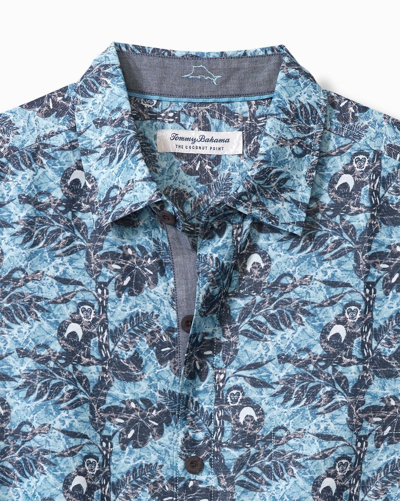 Tommy Bahama | Coconut Point Capuchin Vines IslandZone® Camp Shirt / Pool Tile