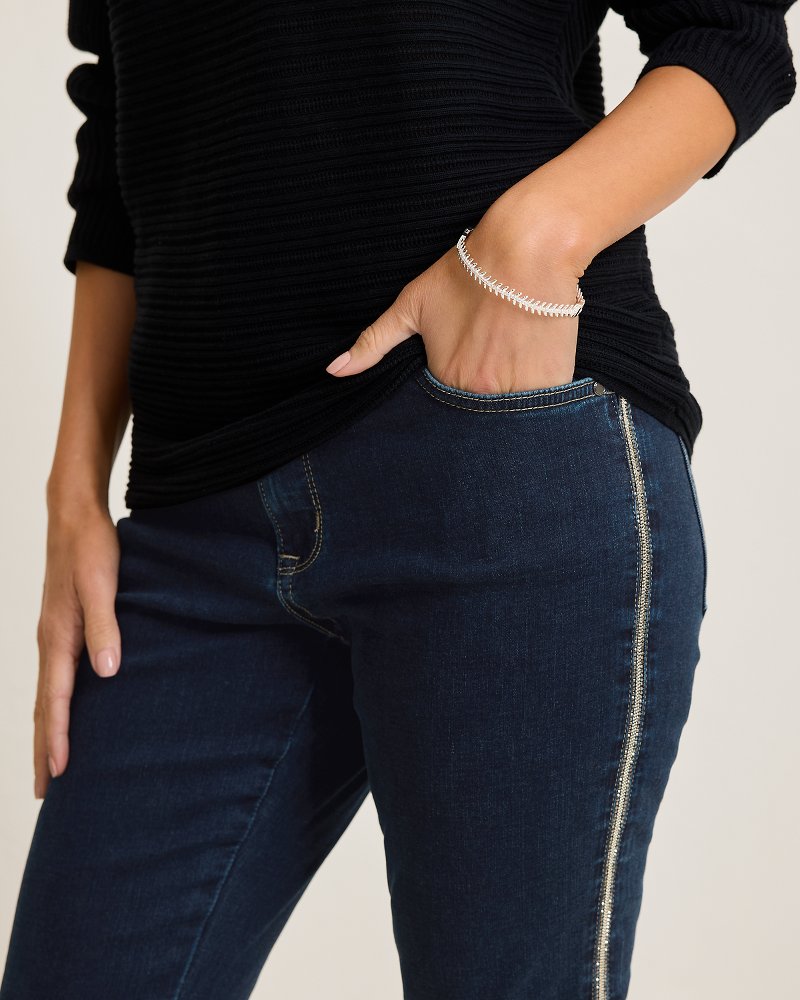 Tommy Bahama | Boracay® Indigo Tux High-Rise Ankle Jeans / Deep Ocean Wash