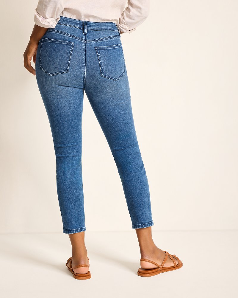 Tommy Bahama | High-Rise Skinny Ankle Jeans / Med Playa Wash