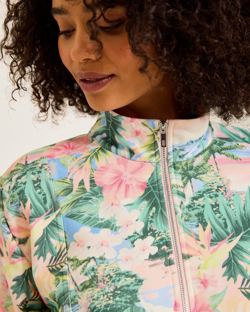 Tommy Bahama | Marina Del Mar Ocean Vida Half-Zip Sweatshirt / Malibu Peach