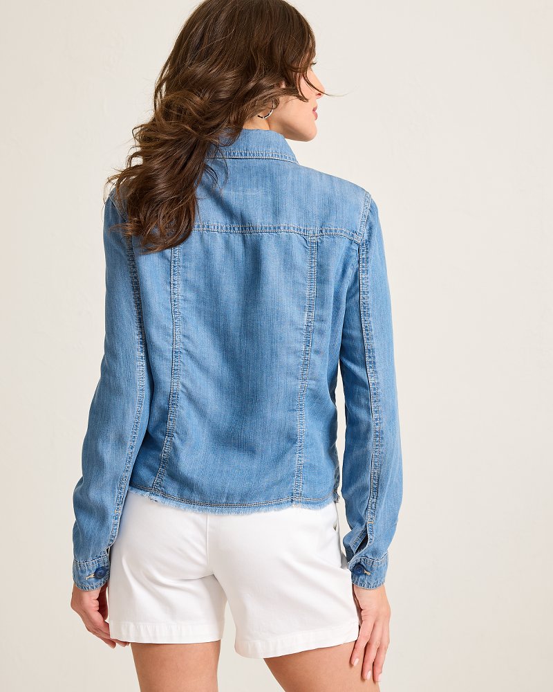 Tommy Bahama | Chambray O'lei Jacket / Med Indigo Wash