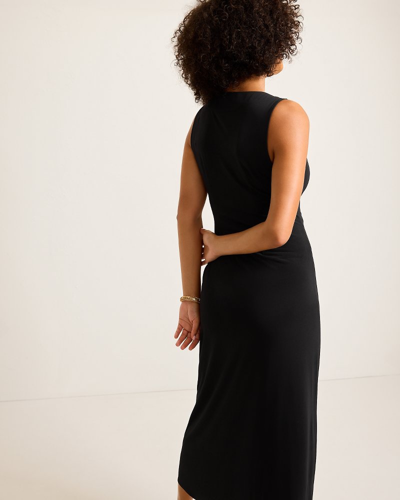 Tommy Bahama | Clara Glimmer Maxi Wrap Dress / Black