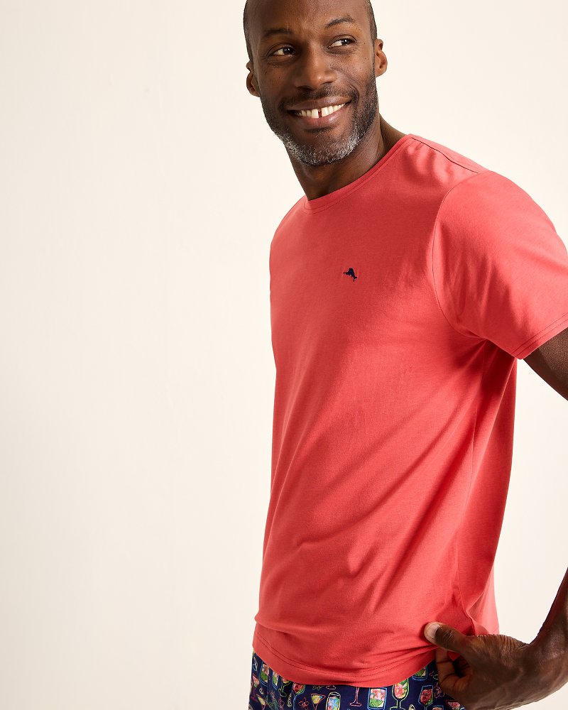 Tommy Bahama | Big & Tall Short-Sleeve Crewneck T-Shirt / Cranberry
