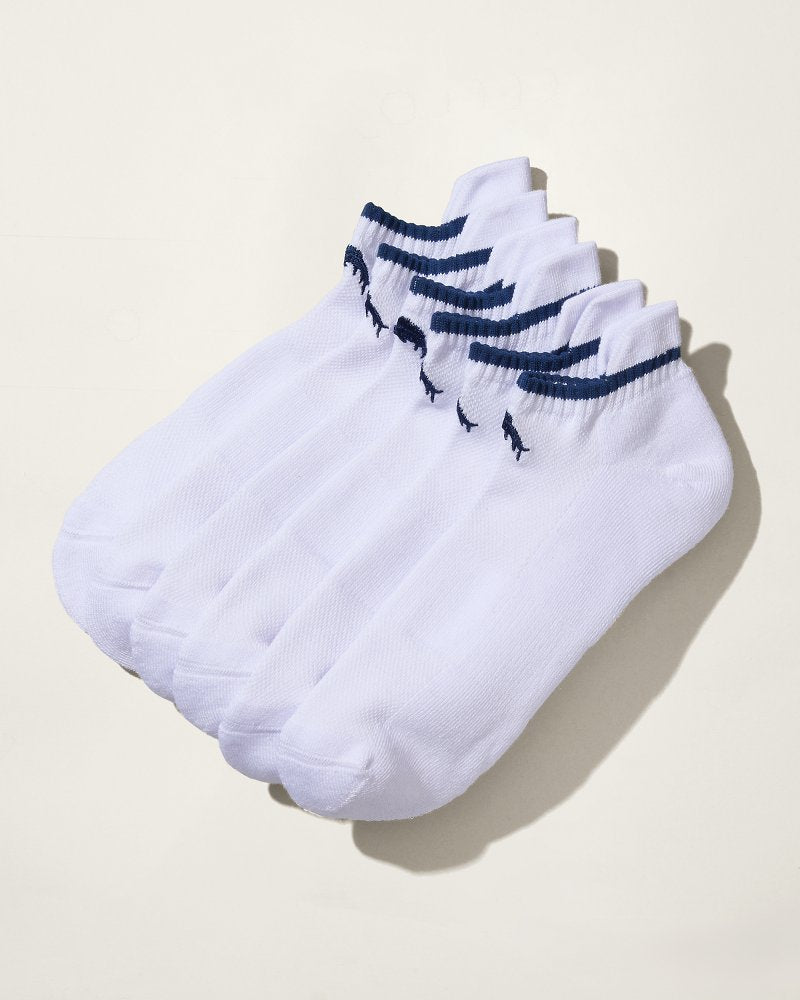 Tommy Bahama | IslandZone® Athletic Tab Socks - 3 Pack / White