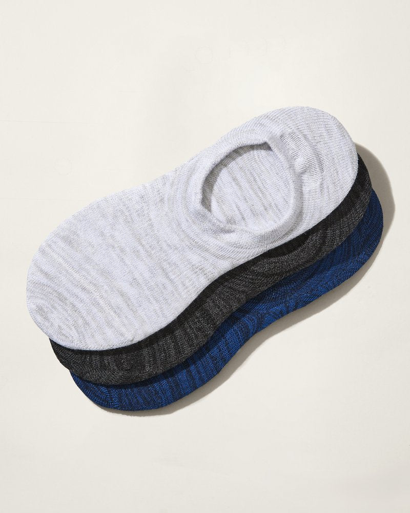 Tommy Bahama | IslandZone® Heel Grip No-Show Socks - 3 Pack / Assorted