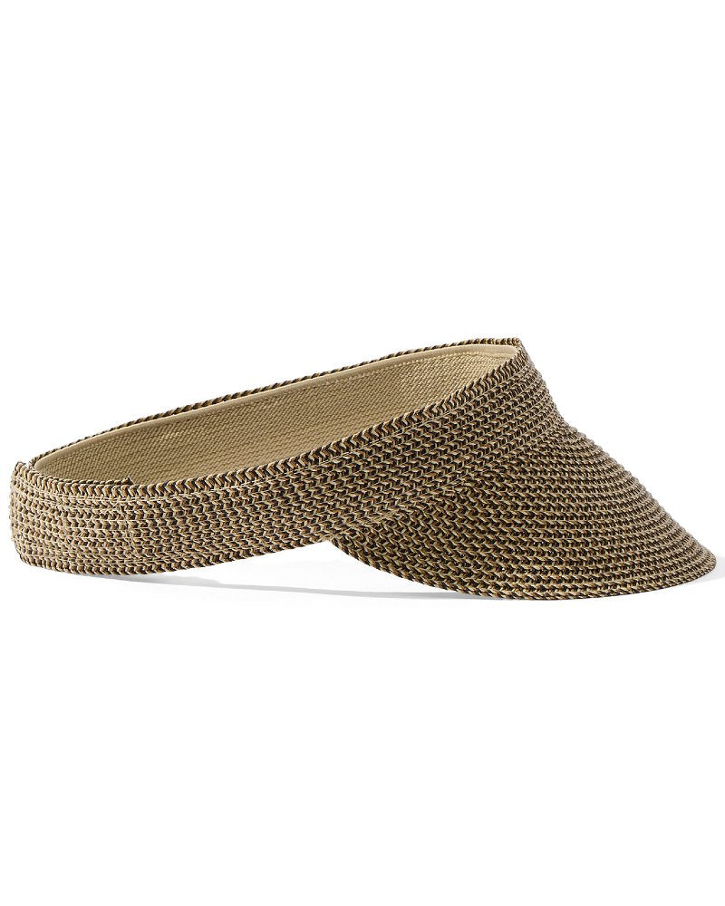 Tommy Bahama | Ultra-Braid Packable Visor / Brown Multi