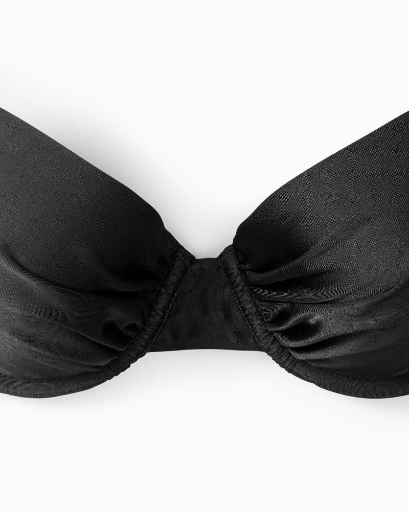 Tommy Bahama | Pearl Underwire Halter Bikini Top / Black