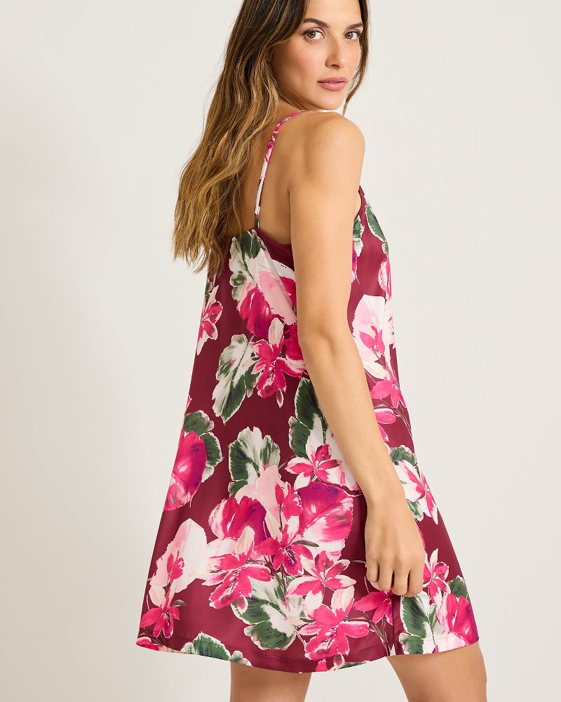 Tommy Bahama | Satin Short Chemise / Fuchsia Pink