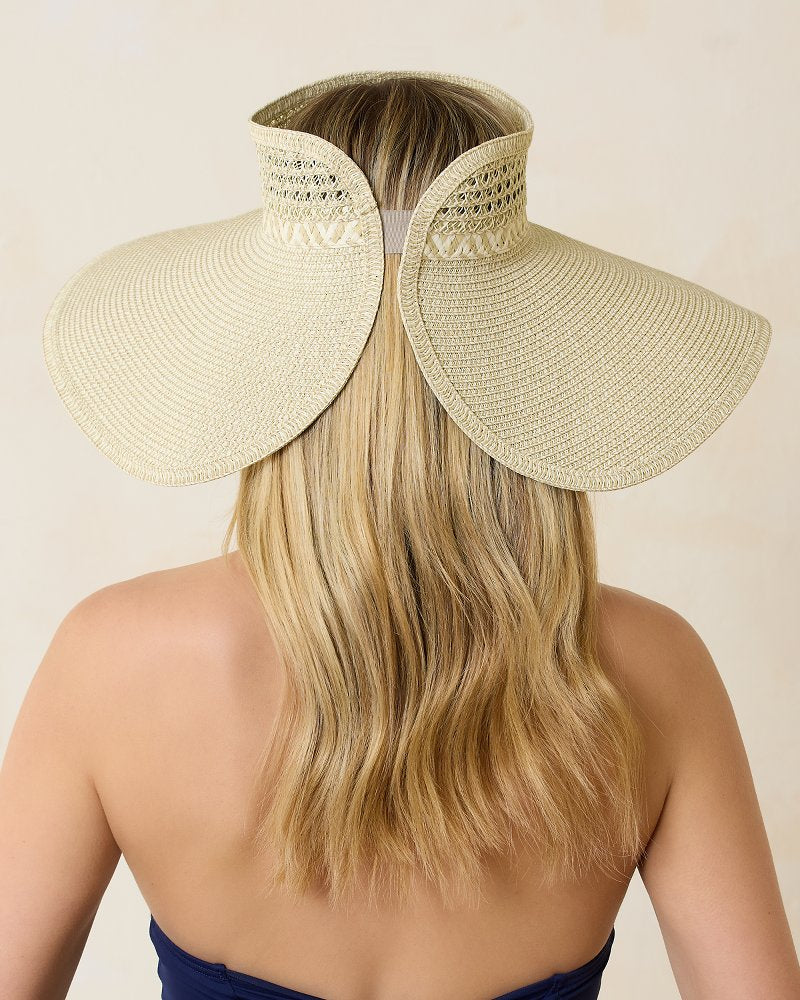 Tommy Bahama | Packable Everyday Full Coverage Visor / Mixed Natural