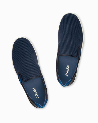 Tommy Bahama | OluKai® Lae'ahi Kapa Corduroy Slip-On Sneakers / Trench Blue