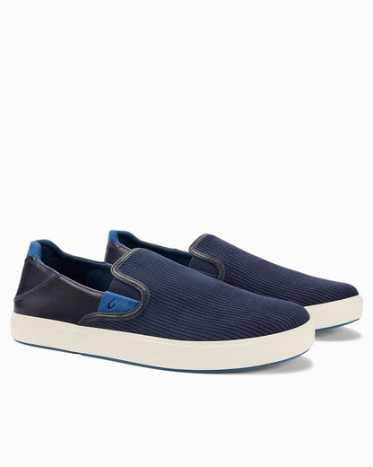 Tommy Bahama | OluKai® Lae'ahi Kapa Corduroy Slip-On Sneakers / Trench Blue