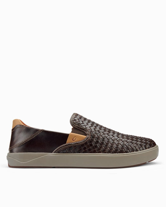 Tommy Bahama | OluKai® Lae'ahi Lauhala Slip-On Sneakers / Dark Wood