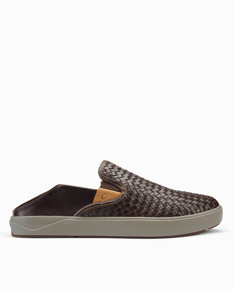 Tommy Bahama | OluKai® Lae'ahi Lauhala Slip-On Sneakers / Dark Wood