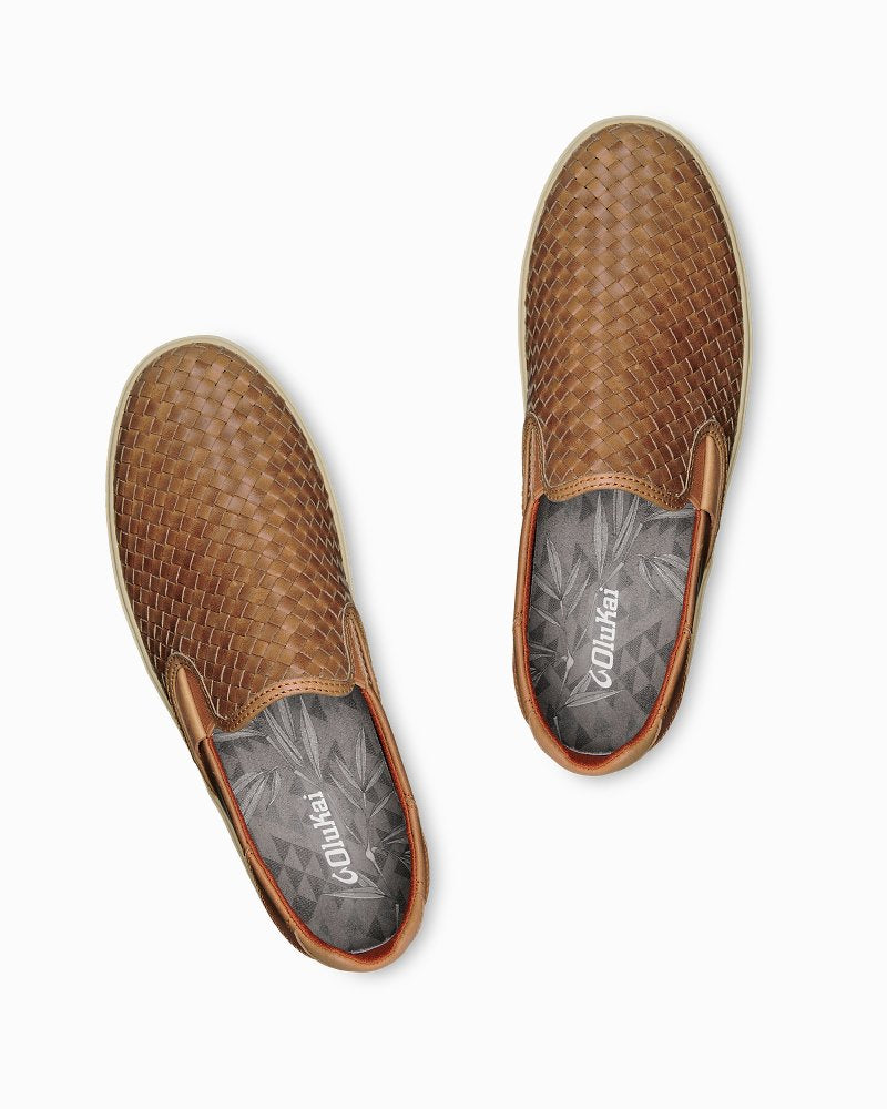 Tommy Bahama | OluKai® Lae'ahi Lauhala Slip-On Sneakers / Fox
