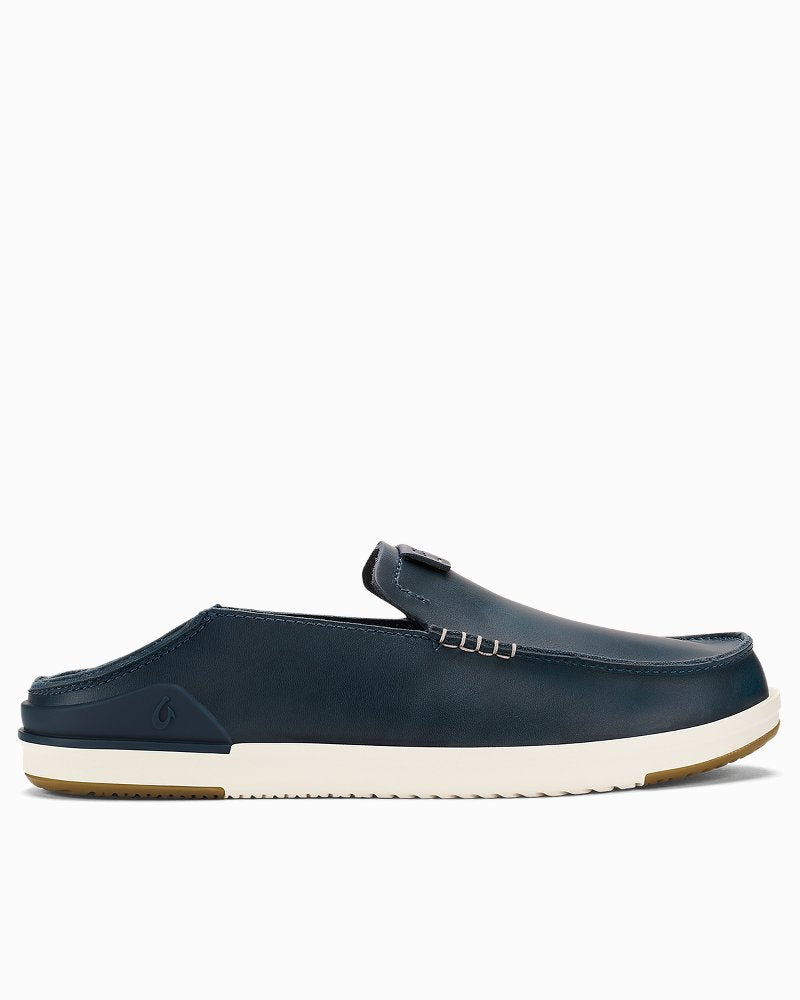 Tommy Bahama | OluKai® Kākaha Leather Slip-On Shoes / Lagoon
