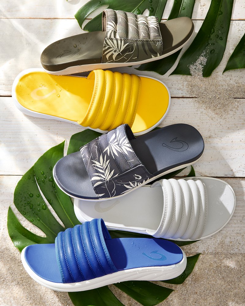 Tommy Bahama | OluKai® Maha 'Olu Slides / Hunter