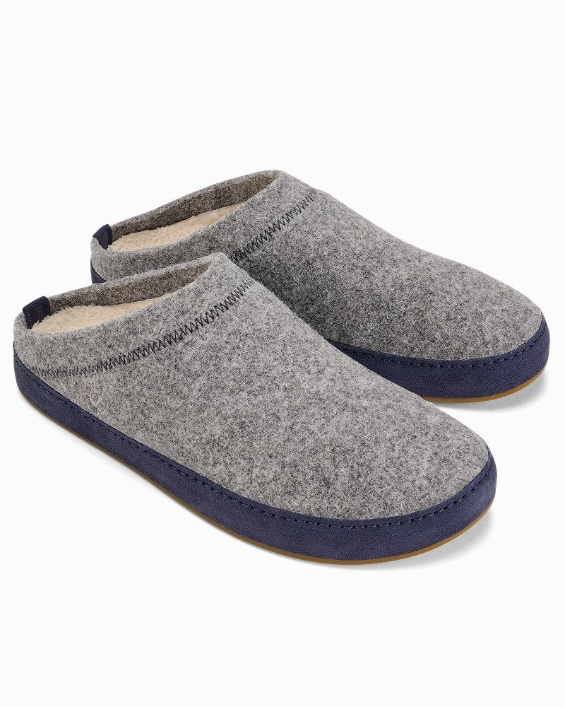 Tommy Bahama | OluKai® Hāmani Hulu Felt Mules / Graphite
