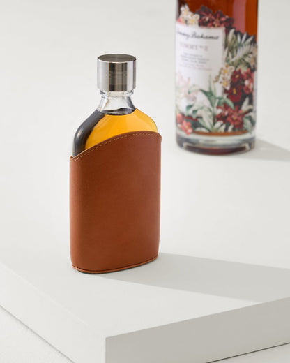 Tommy Bahama | Viski® Parker Leather Flask / Brown