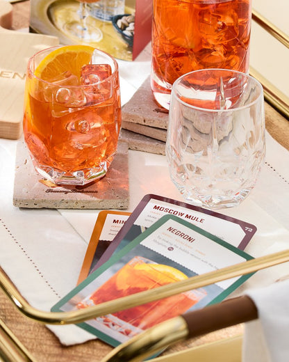Tommy Bahama | Viski® Reserve Bruno Crystal Cocktail Glasses- Set of 2 / Clear