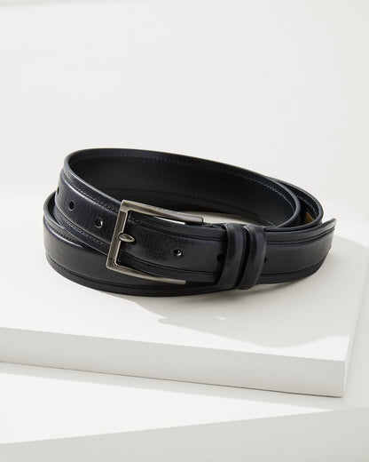 Tommy Bahama | Drop Edge Stitch Belt / Black