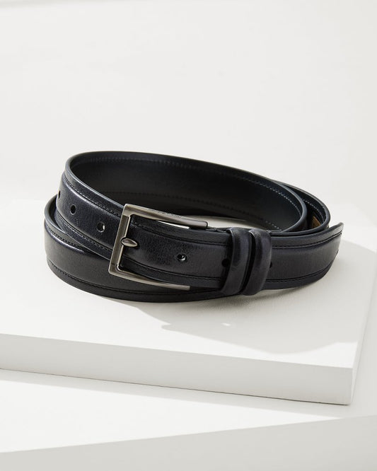 Tommy Bahama | Drop Edge Stitch Belt / Black