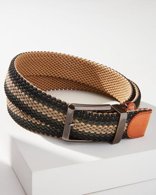 Tommy Bahama | Reversible Stretch Cord Belt / Khaki