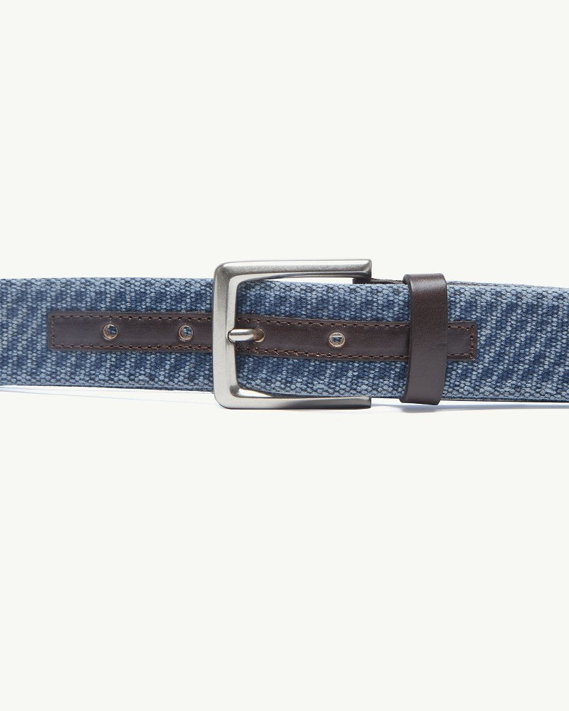 Tommy Bahama | Canvas Webbed Belt / Navy