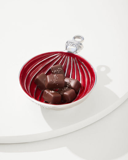 Tommy Bahama | Red Ornament Candy Dish / Red