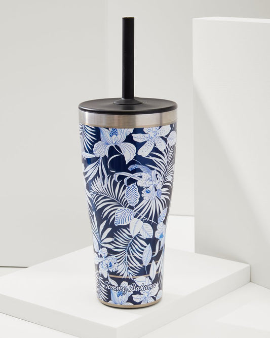 Tommy Bahama | Blooms 30-oz. Tervis® Tumbler With Straw Lid / Island Navy