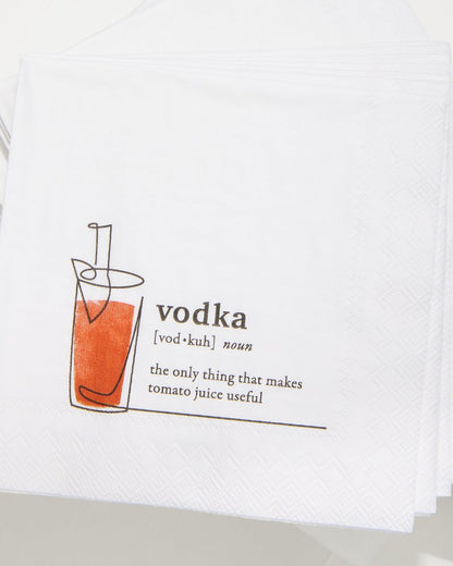 Tommy Bahama | Vodka Cocktail Napkins / White