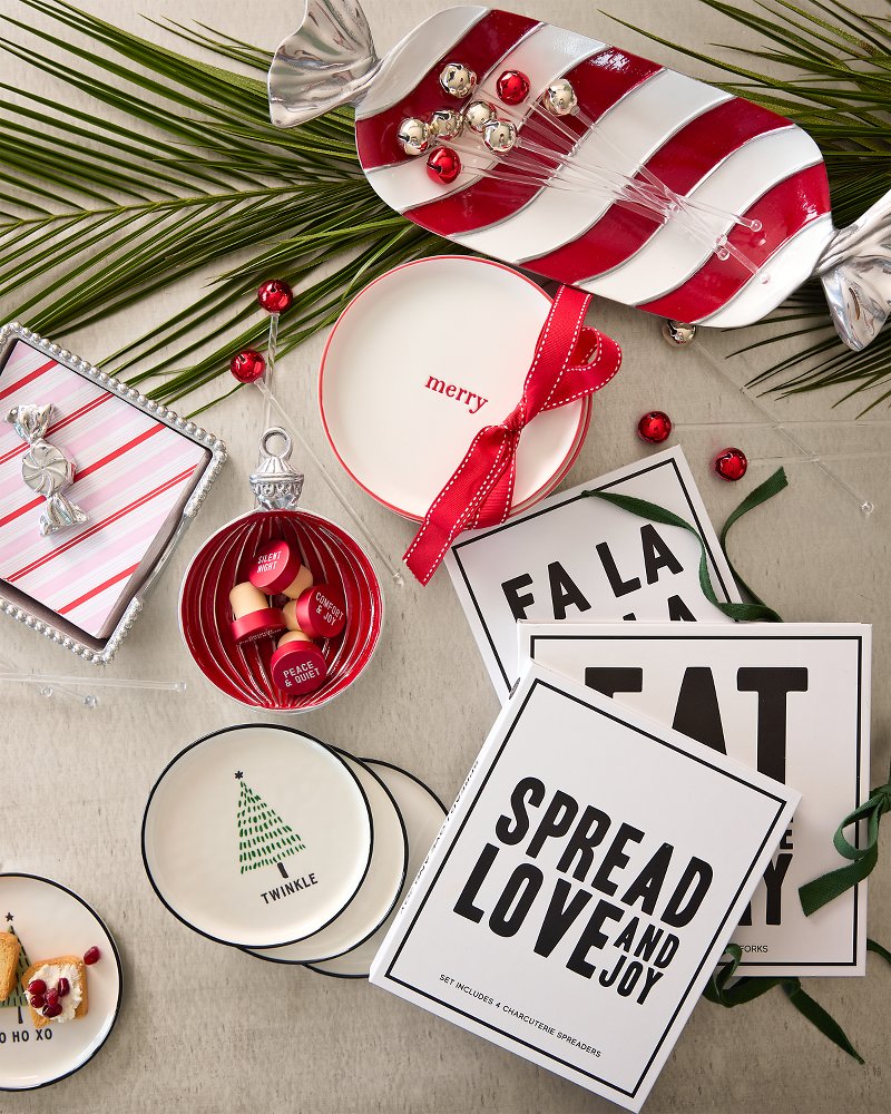Tommy Bahama | Beaded Peppermint Napkin Box Set / Silver