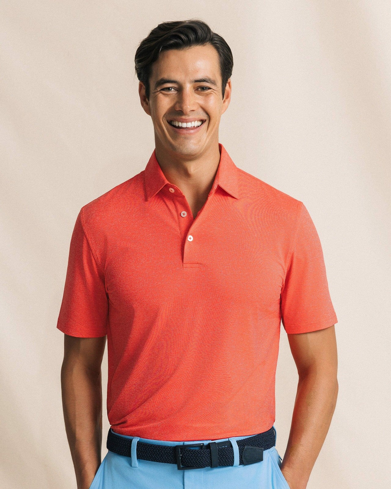 Southern Tide Coastal Breeze® Heather Performance Polo For Men