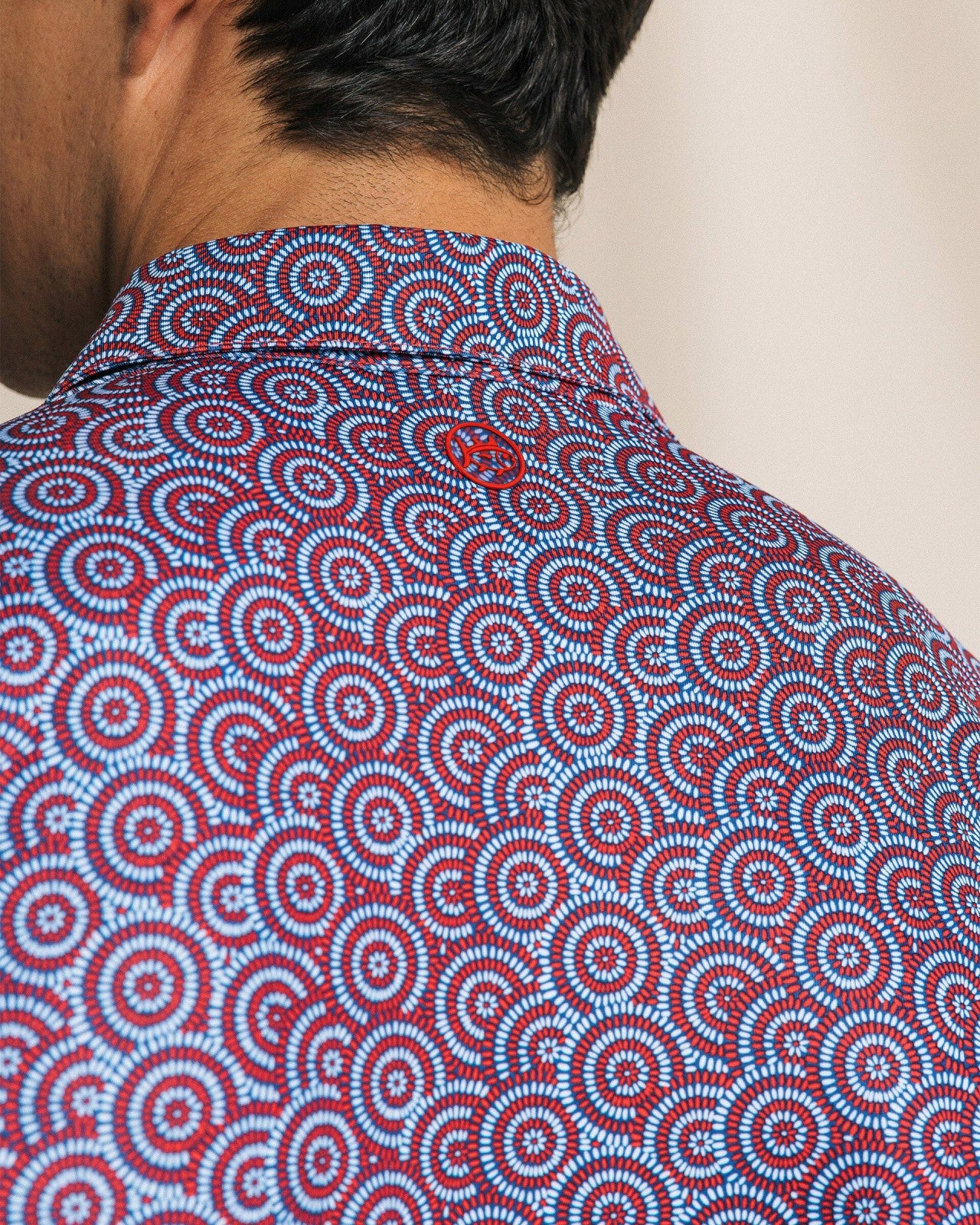 Southern Tide Driver Fireworks Printed Polo For Men