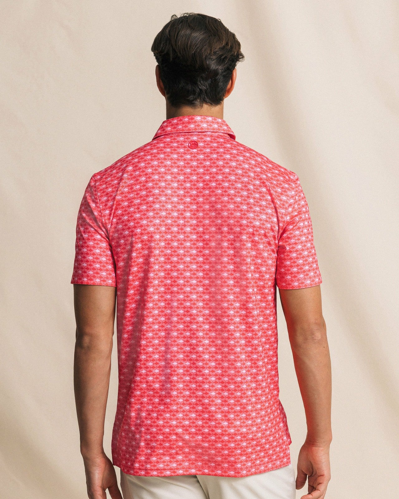 Southern Tide Driver Fintastic Frenzy Printed Polo For Men