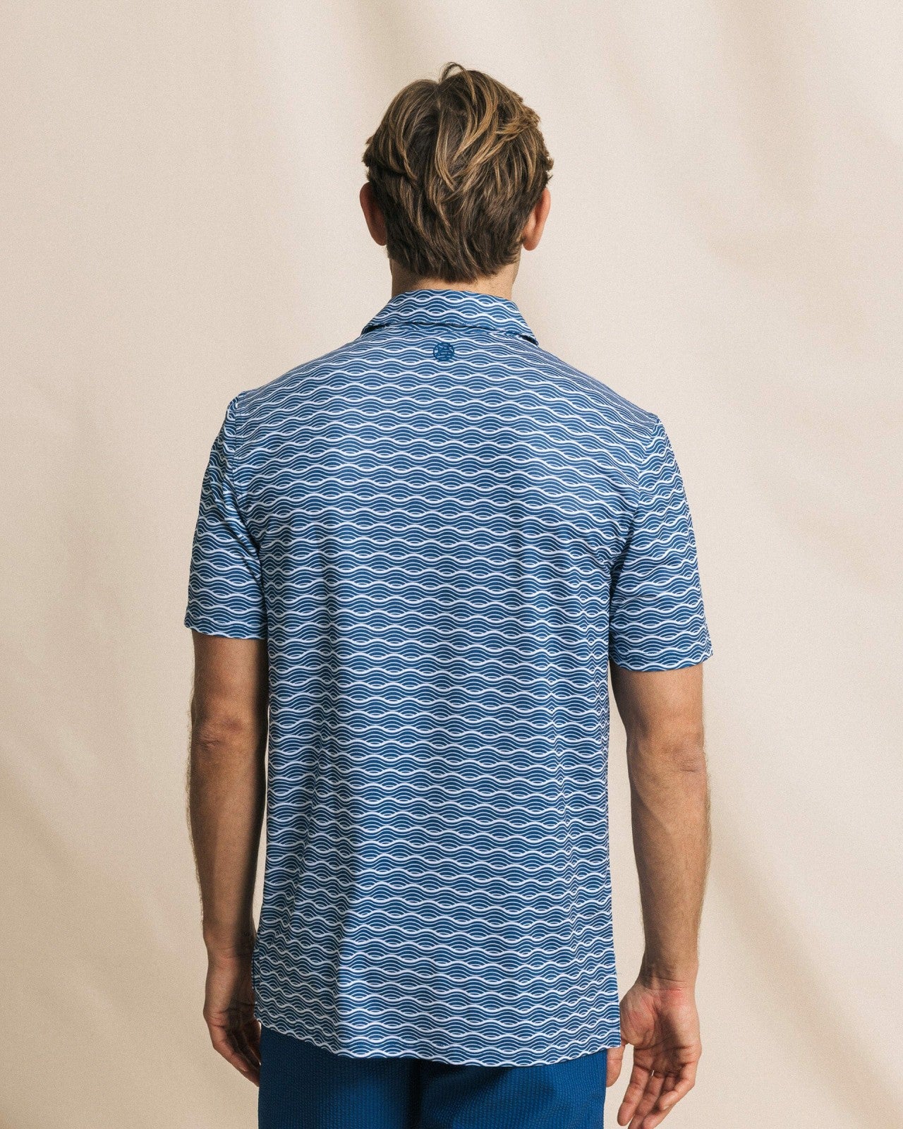 Southern Tide Driver Ocean Echo Printed Polo For Men
